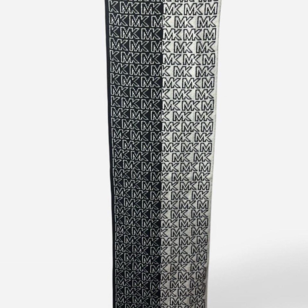 Michael Kors Black and White Scarf